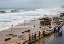 High Wave Advisory Issued for Sri Lanka Southern Coast as Seawater Inundation Risk Increases