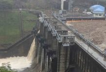 Upper Kotmale Reservoir Spillway Gate Opened Amid Heavy Rain
