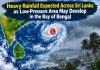Heavy Rainfall Expected Across Sri Lanka as Low-Pressure Area May Develop in the Bay of Bengal