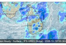 SRI LANKA WEATHER FORECAST FOR TOMORROW, 19 OCTOBER 2026